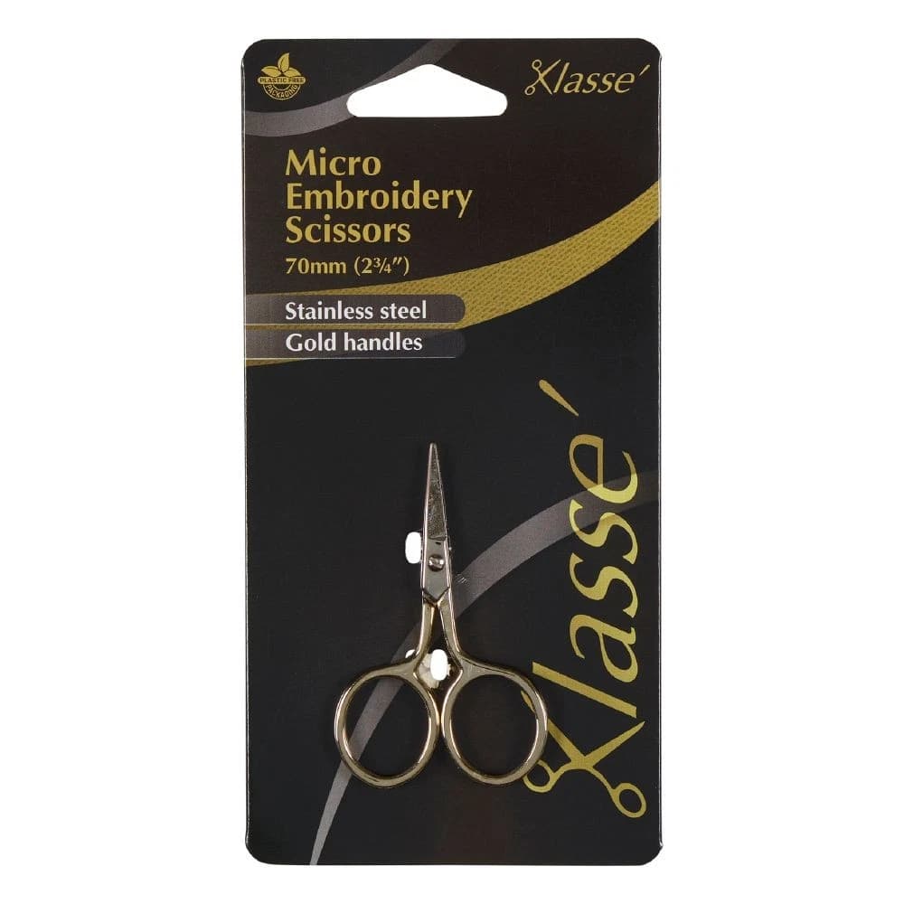 Klasse 70mm (2 3/4″) Micro Embroidery Scissors - Image 1
