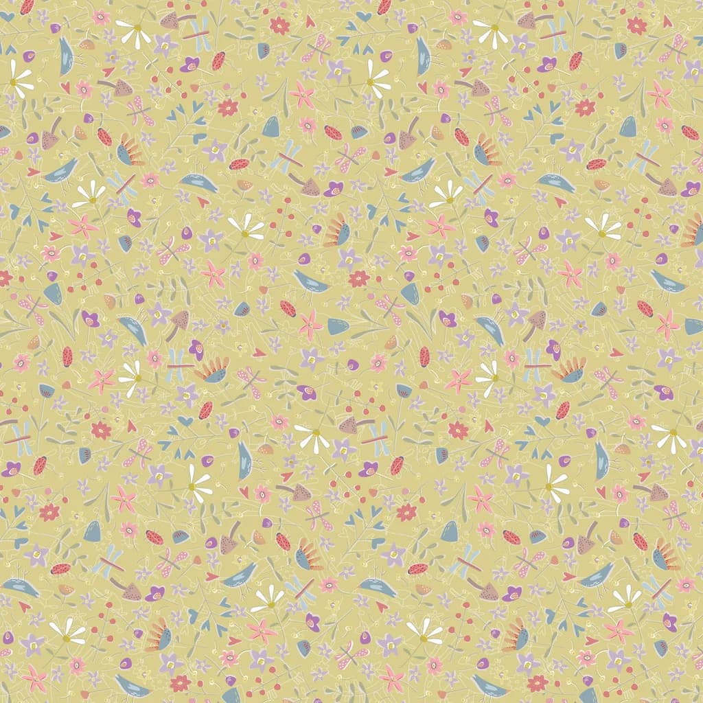 Slow & Steady - Garden Toss Yellow