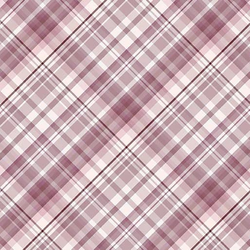 Sweet Meadow - Mauve Garden Plaid - Image 1