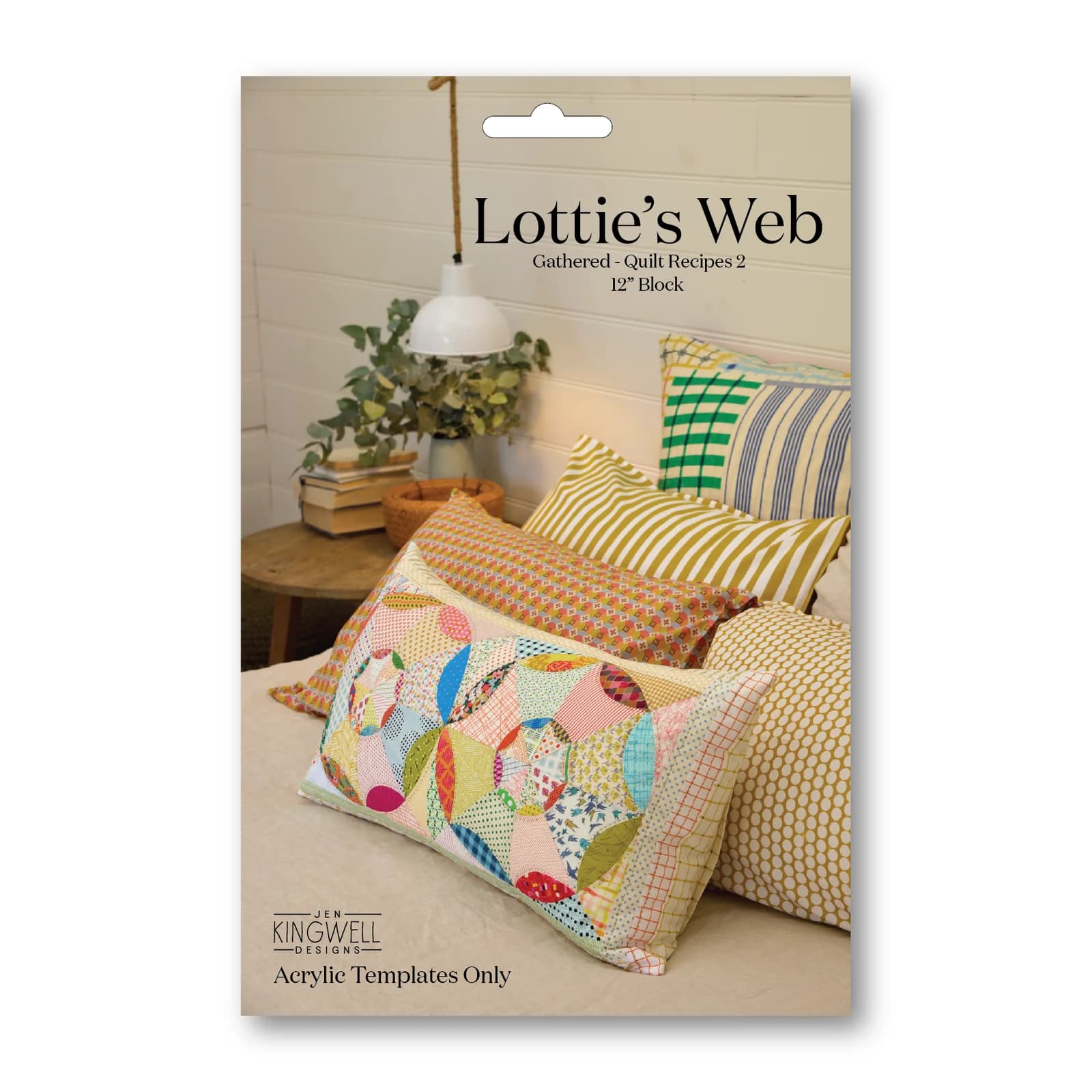 Lottie's Web 12" Acrylic Template Set From Gathered by Jen Kingwell