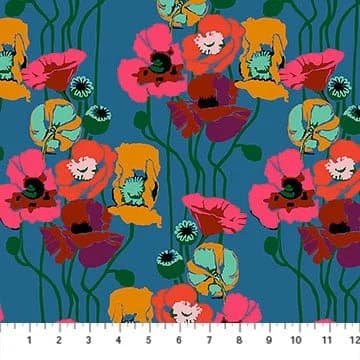 Overdressed - Pouring Poppies Paint
